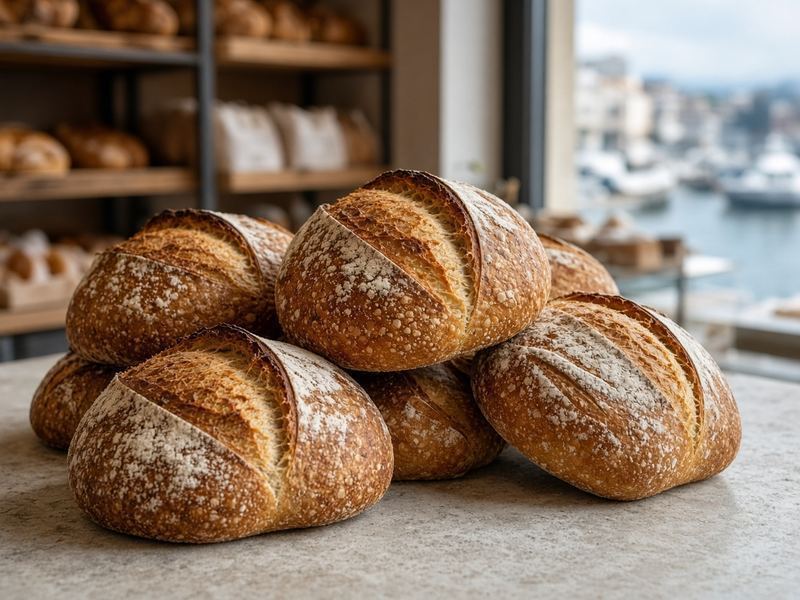 Sourdough loaves at Atlaspath Atelier